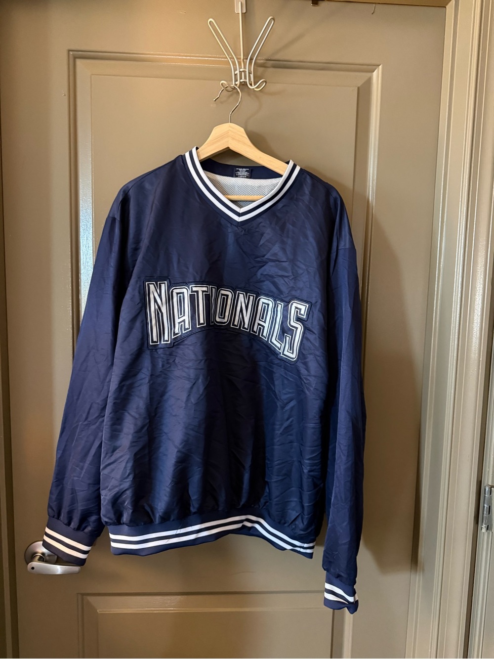 Nationals Navy Pullover Sweater - Men's